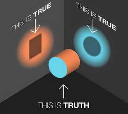 Where many Perceptions seem to be True - there is only ONE that is TRUTH.